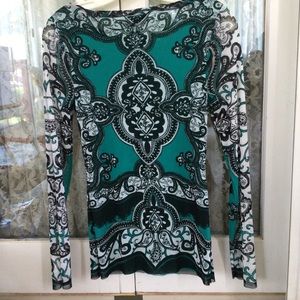 INC women’s size medium sheer top